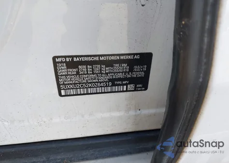 2019 BMW X6 xDrive35I из США, поврежденный, VIN 5UXKU2C52K0Z64519